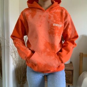 James Charles Sisters Bleached Orange Hoodie